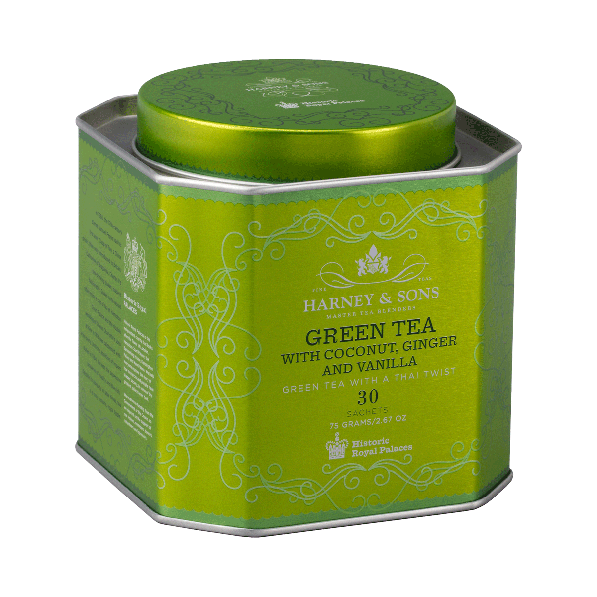 Green Tea with Coconut & Ginger - Harney & Sons Teas, European Distribution Center